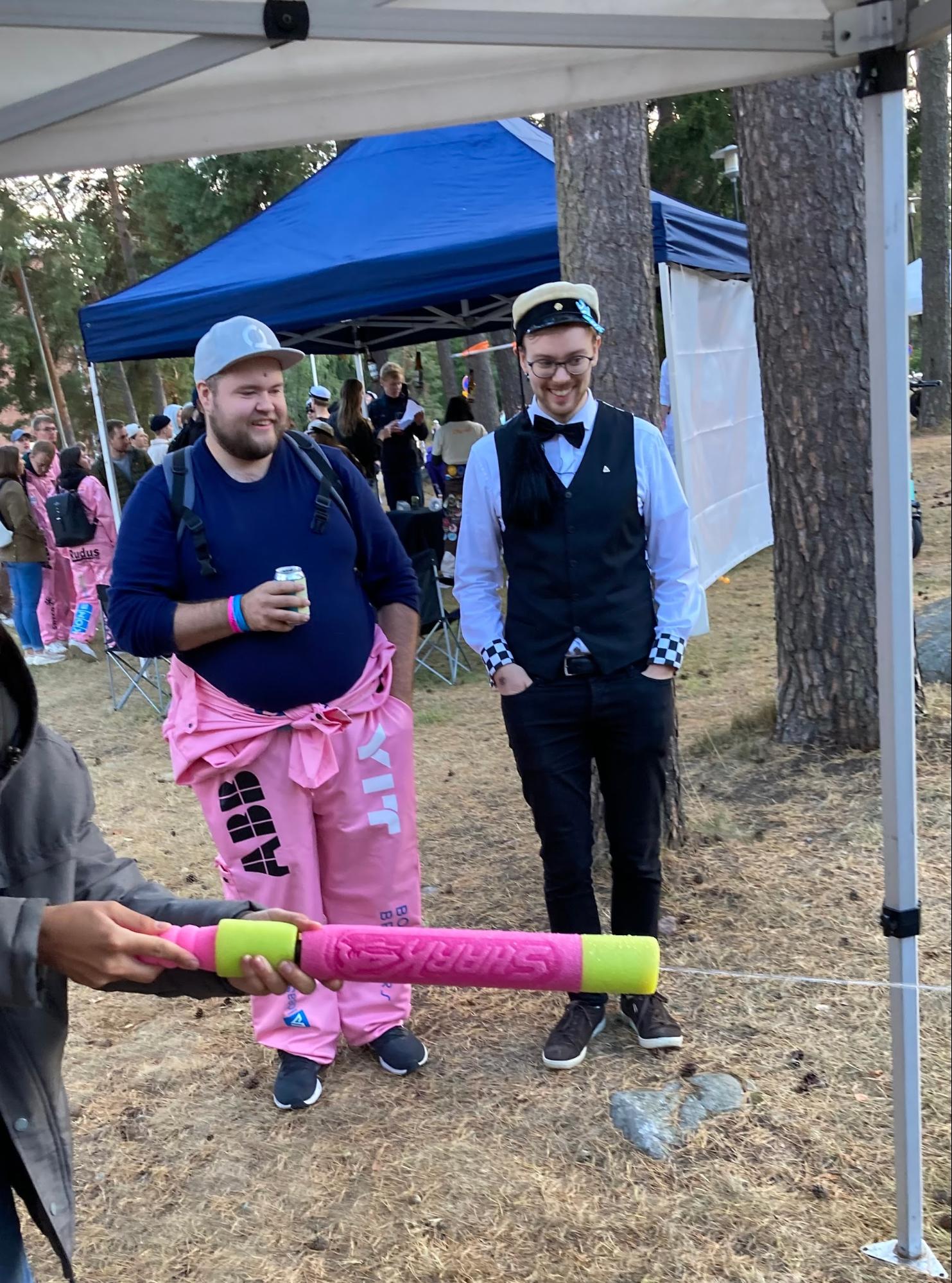 Fuksi-Ville Jäynän rastilla syksyllä 2022.